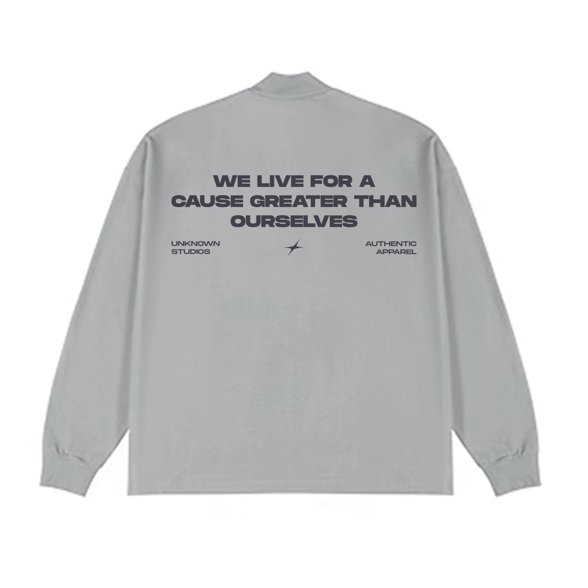SWEATSHIRT LIGHT GREY - unknownstudios